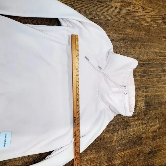 Calvin Klein Women’s Light Pink  Drawstring Collar Sweatshirt Size M - Picture 4 of 15